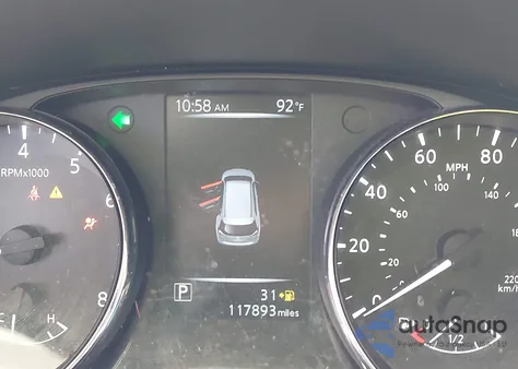 2017 Nissan Rogue Sv z USA, uszkodzony, nr VIN 5N1AT2MT2HC764126